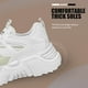 thumbnail image 5 of BRIGHTFUFU 1 par de zapatillas gruesas para mujer, zapatillas gruesas para mujer, zapatillas de deporte de moda, zapatos deportivos para mujer, talla 38, 5 of 7