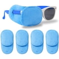 thumbnail image 1 of Parche ocular para niños de 8 uds, parche ocular médico para adultos y niños ortoptistas de ambliopía, fundas para gafas con parche ocular, 1 of 5