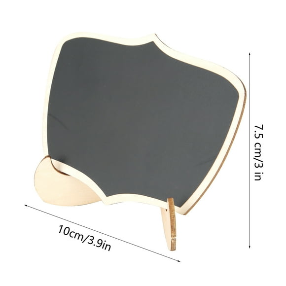 Tablero de Mensajes, 20 Conjunos de Letreros de Pizarra de Forma única, Jardín de Manualidadas para Niños Duraderos para la Boda para NaviDad