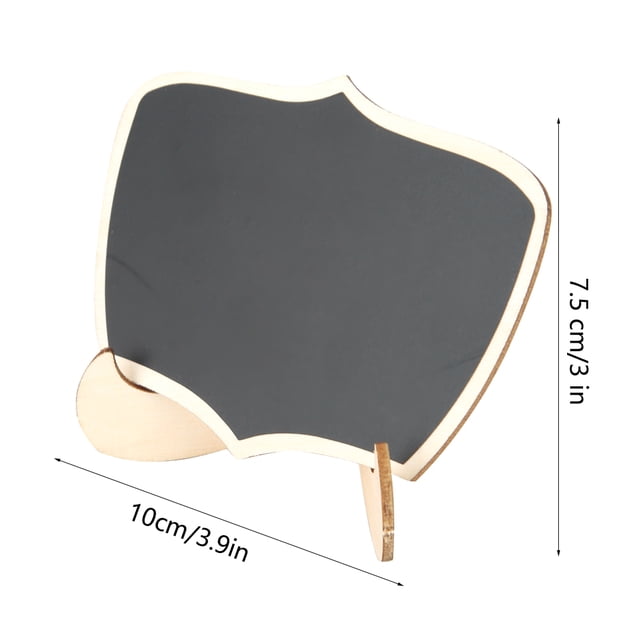 Tablero de Mensajes, 20 Conjunos de Letreros de Pizarra de Forma única, Jardín de Manualidadas para Niños Duraderos para la Boda para NaviDad