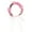 Pink, variant on Gymnture OSALADI Bridal Flower Crown Hair Bands for Girls Wedding - Pink