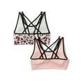 thumbnail image 2 of Justice Girls Strappy Back Bra, 2Pk, Sz 28-38, 2 of 7