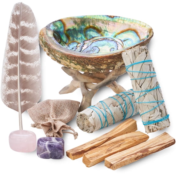 Kit de limpieza y difuminado para el hogar Blue River Sage w/ White Sage