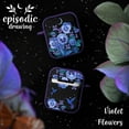 thumbnail image 2 of Episodic Drawing Enchanted Collection HDX Case Cover for Apple AirPods Gen 1 & 2 (Violet Flowers) by Affinity Bands, 2 of 4
