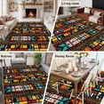 thumbnail image 5 of 6'x9' Area Rugs, Colorful Boho Indoor Outdoor Area Rug for Living Room Bedroom, Farmhouse Abstract Geometric Ethnic Art Washable Bathroom Rugs Kitchen Floor Carpet Mats Home Decor Aesthetic, 5 of 8