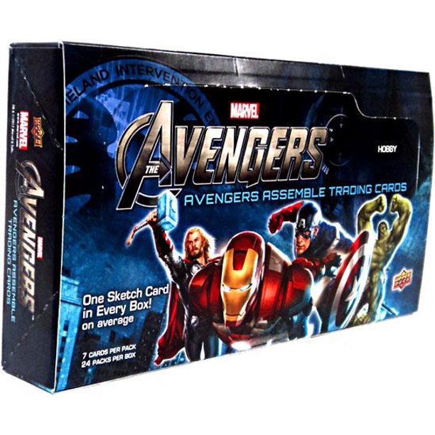 Marvel Avengers Assemble Trading Card Box