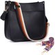 thumbnail image 1 of Bolso bandolera HKCLUF Trendy de piel vegana con 2 correas, 1 of 8