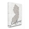 thumbnail image 2 of Stupell Industries New Jersey Patterned Grey US State Design Canvas Wall Art by Ziwei Li, 2 of 5