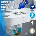 thumbnail image 4 of Pipe  Drain Cleaner,  Professional Strength Pipe Dredging Formula for Kitchen Sinks, Shower Drains, Tubs, Dissolves Blockages (2Pcs), 4 of 14