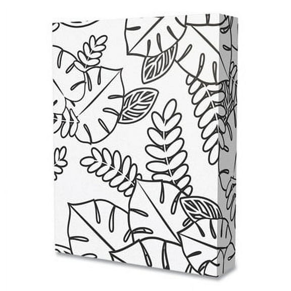 Lettermark Colors 30% Recycled Colored Paper 20 lbs. 8.5" x 11" Ivory 500 Sheets/Ream (94308)