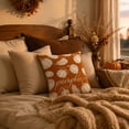 thumbnail image 6 of Yeciiwht Fall Pumpkin Maple Leaf Throw Pillow Cover – 18x18 inch Linen Cushion Case for Thanksgiving Sofa, Couch, Bed & Outdoor Decor, 6 of 7