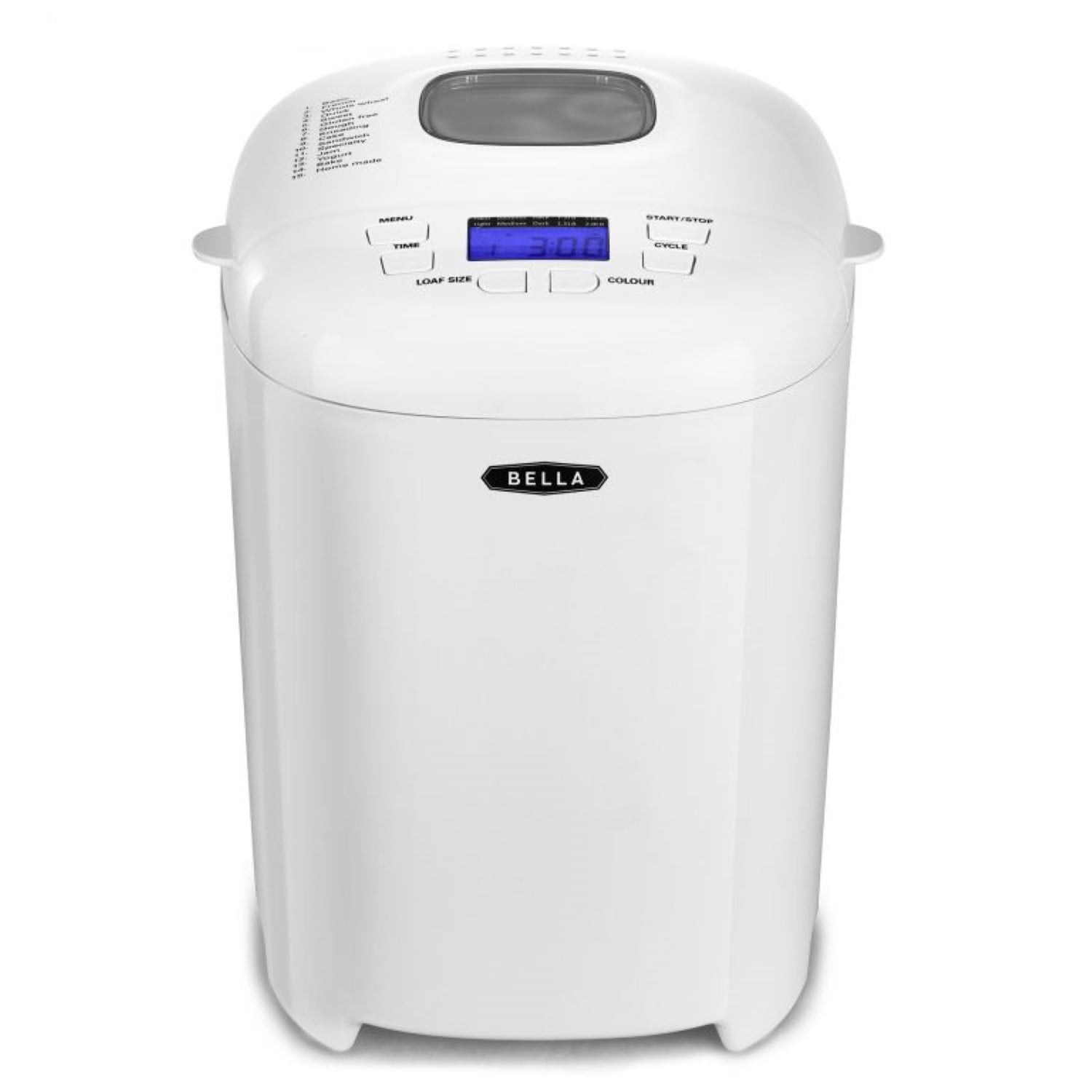 bella cucina artful food bread maker