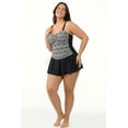 thumbnail image 1 of Traje de baño con falda Roman Fashion /Tallas Extras, 21607 (Negro Zebra) negro 42, 1 of 7