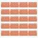 thumbnail image 1 of Small Brick Models 20Pcs DIY Miniature Building Bricks For Construction Projects Rectangular Brown Craft, 1 of 4