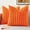Orange, variant on decorUhome Pack of 2 Faux Fur Plush Throw Pillow Covers 18x18, Soft Fluffy Striped Decorative Couch Pillow Covers , Cream White