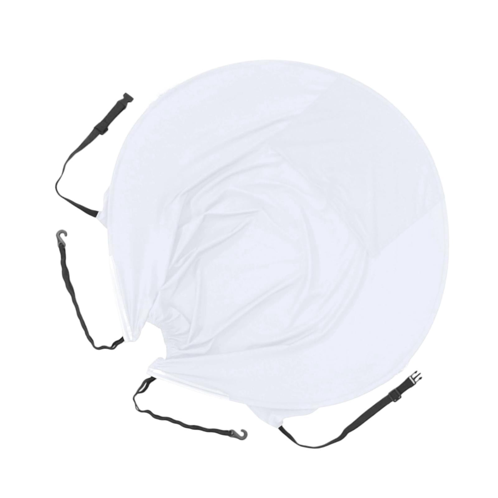 Zxpjkyu Baby Stroller Sunshade Cover, Outdoor Portable Easy Install Breathable Universal White