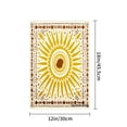 thumbnail image 4 of Amhnf Sunburst Pattern Linen Garden Flag For Home Outdoor Garden Yard Decor 12x18 inch, 4 of 5