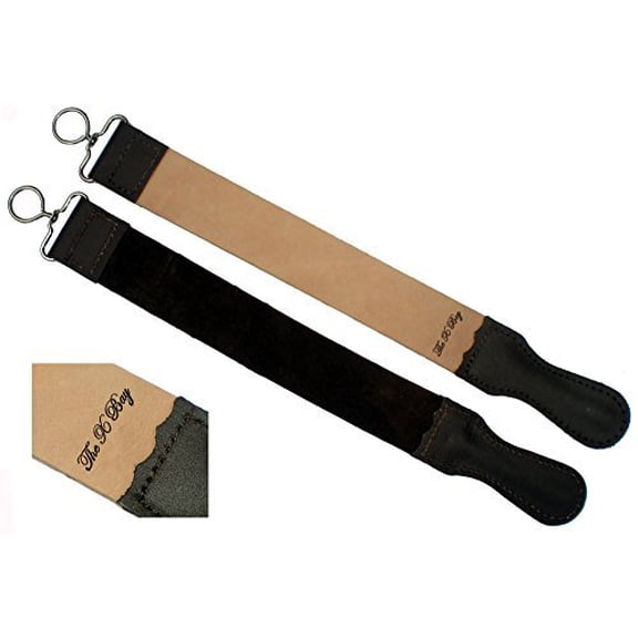 2" Professional Leather BARBER STROP Straight Razor Shaving Sharpener