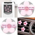 thumbnail image 3 of 8 clips para ventilación de coche, decoración interior, clips para ambientador, bonitos y coloridos adornos, accesorios de ventilación, decoraciones para niñas y mujeres (rosa), 3 of 5
