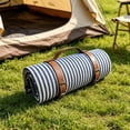 thumbnail image 5 of Oversized Roll-Up Picnic Blanket 59"x78", 3-Layer Thick Waterproof Sandproof Beach Mat with Leather Handle, Large Outdoor Camping Blanket for 4-6 People, Family Parties, 5 of 6