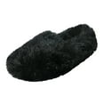 thumbnail image 4 of Onmygogo Fuzzy Winter Indoor Slippers for Women (5.5-6.5 B(M) US, black), 4 of 6