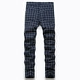 thumbnail image 2 of LZLER Men's Plaid Dress Pants Casual Stretch Chino Pant for Men, 2 of 5