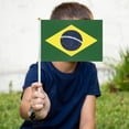 thumbnail image 4 of Banderas de Brasil ASUNO, paquete de 20, 14 x 21 cm, poliéster, 4 of 7