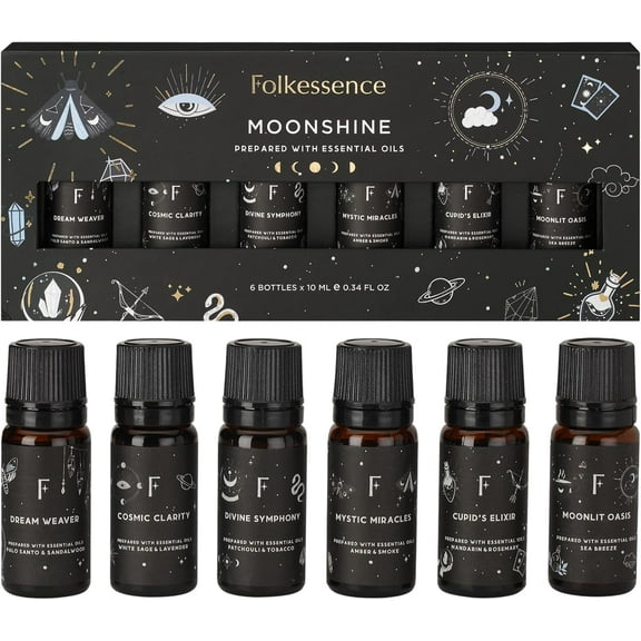 Essential Oils for Diffuser Oil | Set of 6 Fragrance Oils for Diffusers | Palo Santo & Lavender Essential Oil | Diffuser Oils Scents for Home | Diffuser Essential Oils for Diffusers