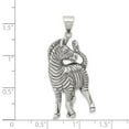 thumbnail image 3 of FB Jewels Sterling Silver Antiqued Zebra Pendant, 3 of 4