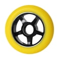 thumbnail image 3 of Rueda de monopatín, rueda para Longboard, reducción de ruido suave, absorción de impacto silenciosa, rueda de calle, reemplazo de piezas de rueda de amarillo, 3 of 8