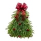 thumbnail image 5 of Guirnalda de Navidad artificial Macarena decoración del hogar Con lazo rojo 50 cm x 40 cm, 5 of 8
