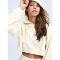 thumbnail image 4 of Women's Loose Hooded Sports Guard Fashion Running Solid Color Fitness Clothes Long-Sleeved Yoga Suit WERSEON Modelo, 4 of 6