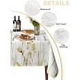 thumbnail image 2 of Yellow Spring Floral Table Cloth, Waterproof Tablecloth for Rectangle Tables, Summer Flowers Botanical Elegant Reusable Washable Fabric Table Cover for Restaurant Kitchen Dining Tables 60"x102", 2 of 9
