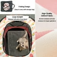 thumbnail image 6 of Pink Rectangular Cat & Rabbit Play Pen - Foldable, Portable & Ideal for Indoor, Outdoor & Camping Use - S (27.55*21.65*17.71in), 6 of 16