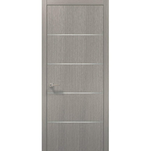 Modern Wood Interior Door 42 x 96 with Hardware