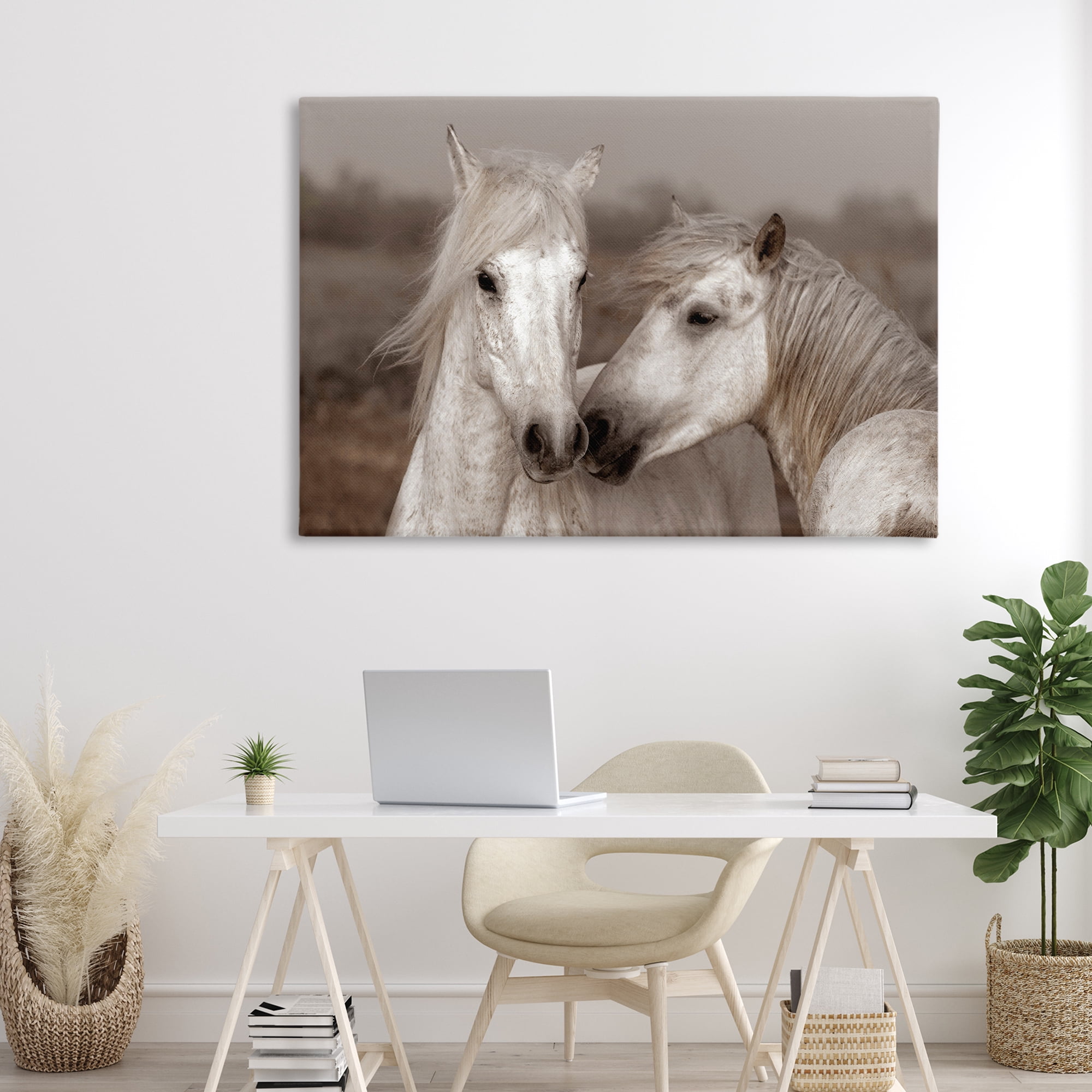 Stupell Industries Gentle Companionship Horses Canvas Wall Art, design by Danita Delimont