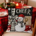 thumbnail image 2 of Xuniizn Christmas Pillow Covers 18x18 inch Xmas Decorations Soft Plush Faux Fur Wool Christmas Throw Pillow Cases Winter Holiday Decor for Sofa Living Room, 2 of 7