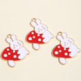 thumbnail image 1 of 10pcs Gold Color Cartoon Rabbit Pendants Charms for DIY Handmade Necklace Jewelry Making Findings, 1 of 5