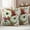 Green, variant on Sage Green Pumpkins Fall Outdoor Waterproof Pillow Covers, Thanksgiving Botanical Beige Decorative Square Throw Pillowcase Sofa Cushion Sham for Patio/Couch/Chair, 26"x26" 2 Pack
