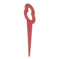thumbnail image 4 of 100 cuchillas de plástico para cortadora de césped, herramienta de corte de repuesto, accesorios de poda manual, color rojo, 4 of 14