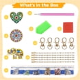 thumbnail image 4 of 15PCS Diamond Painting Keychains, DIY Handmade Double Sided Diamond Painting Kits, Elephant Heart Mandala Mosaic Painting for Keychains Phone Straps Bag Decoration with Painting Tools, 4 of 6