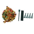 thumbnail image 2 of Foldable Xmas Tree, 4.9ft PET Artificial Xmas Tree for Holiday Decoration  Feel Quick Assembly Fade Resistant Customizable, 2 of 7