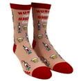 thumbnail image 2 of Women's Nurses Need Shots Too Socks Funny Drinking Graphic Novelty Footwear, 2 of 7