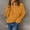 Yellow, variant on EGNMCR Cardigan Sweaters for Women, Sweaters for Women Women's Casual Fashion Solid Color Sleeve V-Neck Ruched Pullover Blouse Tops Women Sweater