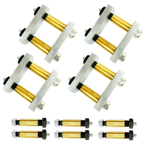 Heavy Duty Shackle Upgrade Kit Trailer Shackle kit 2.25" Shackles Tandem Axle Replaces UO12-016