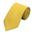 thumbnail image 1 of Yellow Mens Solid Color Polyester Necktie With Lazy Zipper For Business And Daily Use Easy To Wear No Tie Knot Needed Available In Yellow Color Free Size Width 3.15 Inch Length 57.09 Inch, 1 of 6