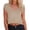 Khaki(New&Fashion), variant on No Boundrie Womens Crop Tops Cap Sleeve Loose Fit Cropped V Neck T Shirts Casual Summer Basic Tees White Size L