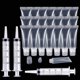 thumbnail image 1 of Rolybag 22 paquetes de brillo de labios contenedores de tubos vacíos (10 ml) botella vacía de viaje tubos de compresión de cosméticos suaves recargables para mujeres y niñas cosméticos de brillo de la, 1 of 5