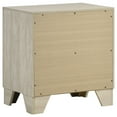 thumbnail image 6 of Trenton 2-drawer Nightstand Bedside Table Rustic Cream, 6 of 13