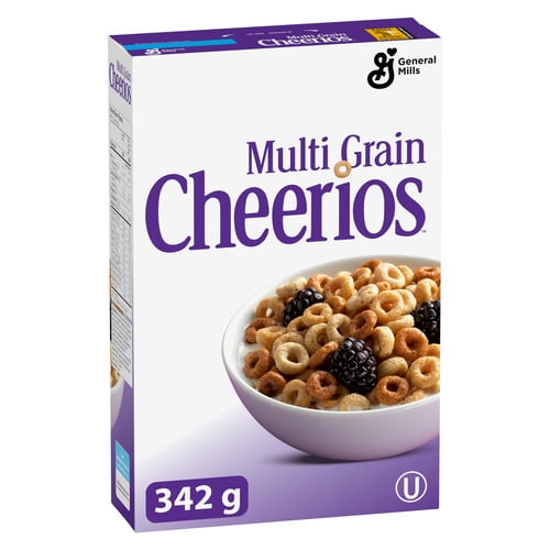 Multi Grain Cheerios Breakfast Cereal, Whole Grains, 342 g, 342 g